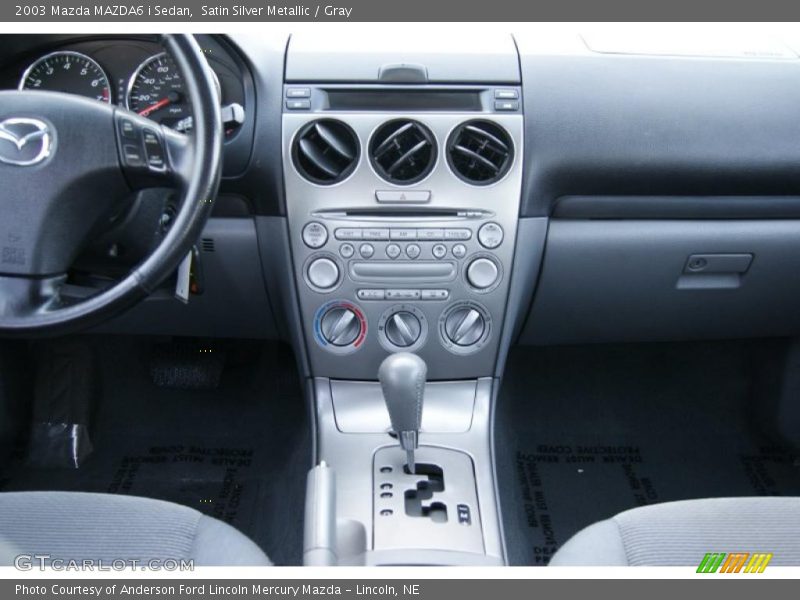Satin Silver Metallic / Gray 2003 Mazda MAZDA6 i Sedan