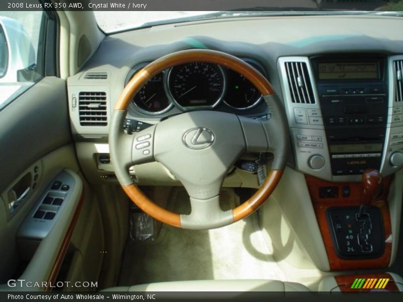 Crystal White / Ivory 2008 Lexus RX 350 AWD