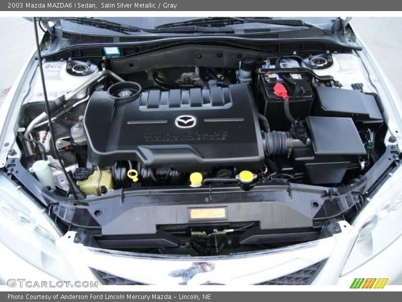 Satin Silver Metallic / Gray 2003 Mazda MAZDA6 i Sedan