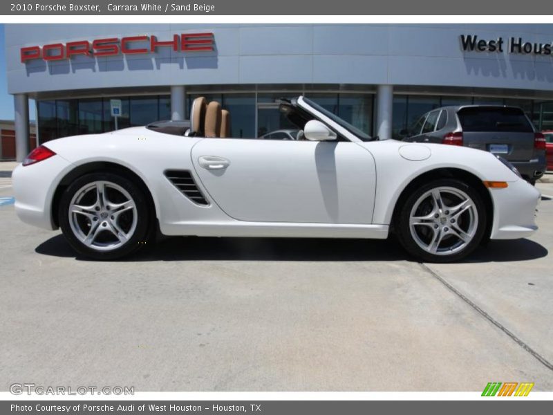 Carrara White / Sand Beige 2010 Porsche Boxster
