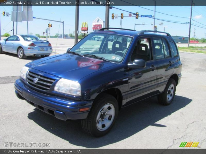 Indigo Blue Metallic / Gray 2002 Suzuki Vitara JLX 4 Door Hard Top 4x4