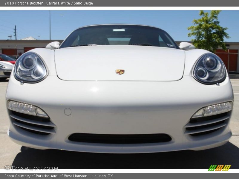 Carrara White / Sand Beige 2010 Porsche Boxster