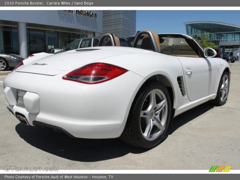 Carrara White / Sand Beige 2010 Porsche Boxster