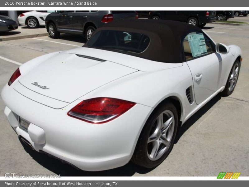 Carrara White / Sand Beige 2010 Porsche Boxster