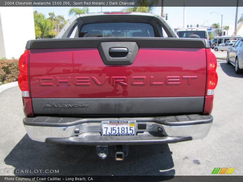 Sport Red Metallic / Dark Charcoal 2004 Chevrolet Avalanche 1500 Z66