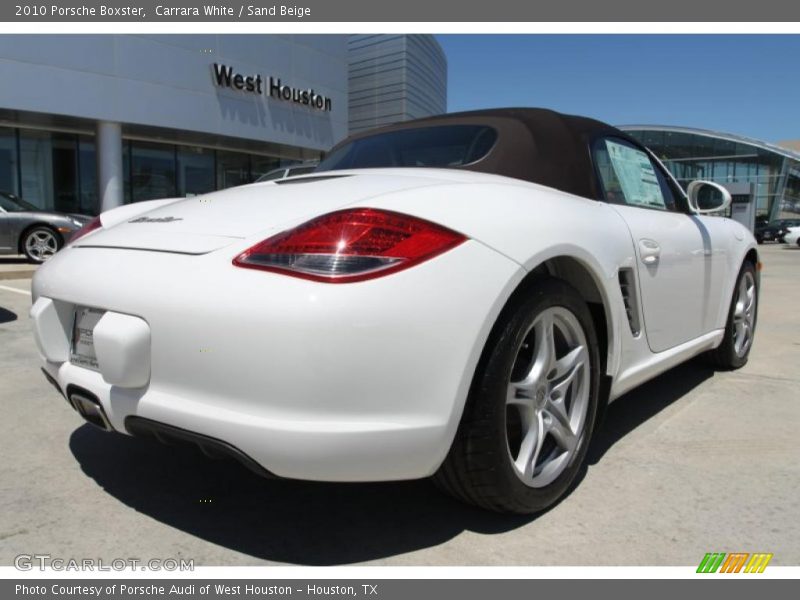 Carrara White / Sand Beige 2010 Porsche Boxster