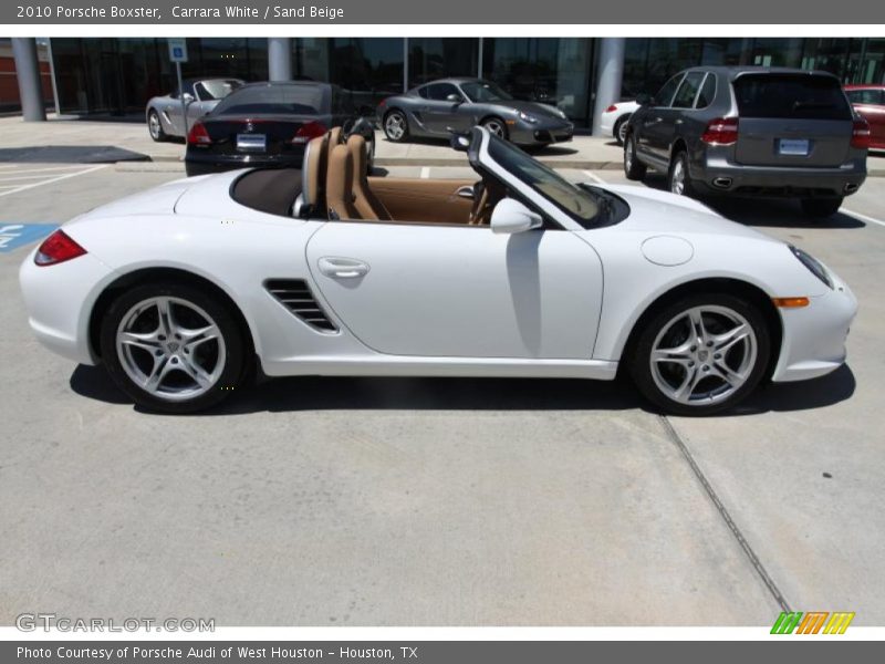 Carrara White / Sand Beige 2010 Porsche Boxster