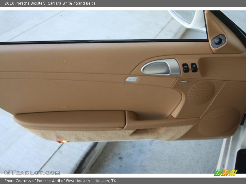 Carrara White / Sand Beige 2010 Porsche Boxster