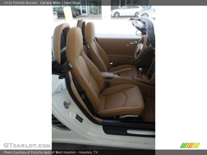 Carrara White / Sand Beige 2010 Porsche Boxster