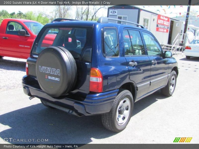 Indigo Blue Metallic / Gray 2002 Suzuki Vitara JLX 4 Door Hard Top 4x4