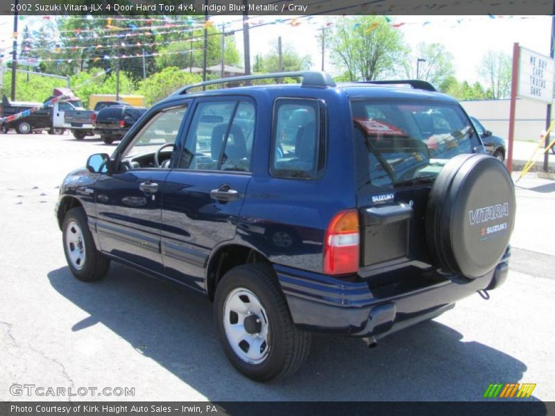 Indigo Blue Metallic / Gray 2002 Suzuki Vitara JLX 4 Door Hard Top 4x4