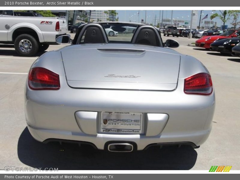 Arctic Silver Metallic / Black 2010 Porsche Boxster