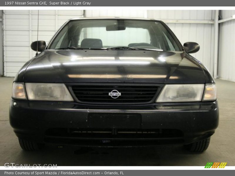Super Black / Light Gray 1997 Nissan Sentra GXE