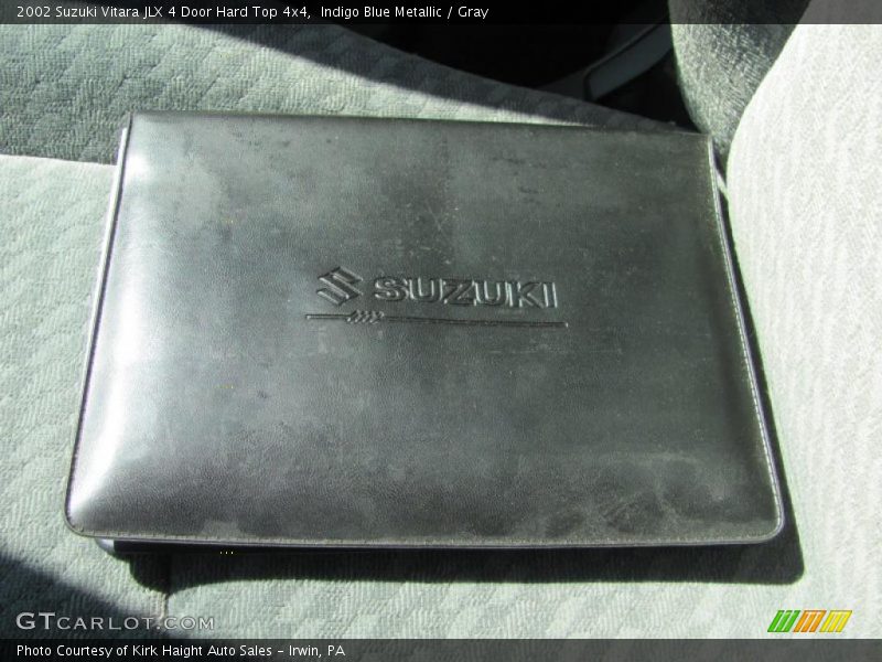 Indigo Blue Metallic / Gray 2002 Suzuki Vitara JLX 4 Door Hard Top 4x4