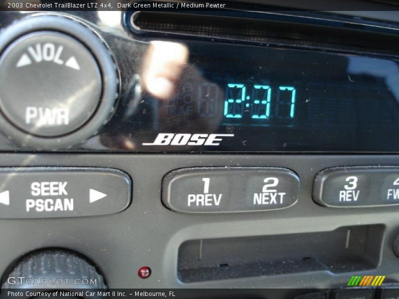 Dark Green Metallic / Medium Pewter 2003 Chevrolet TrailBlazer LTZ 4x4