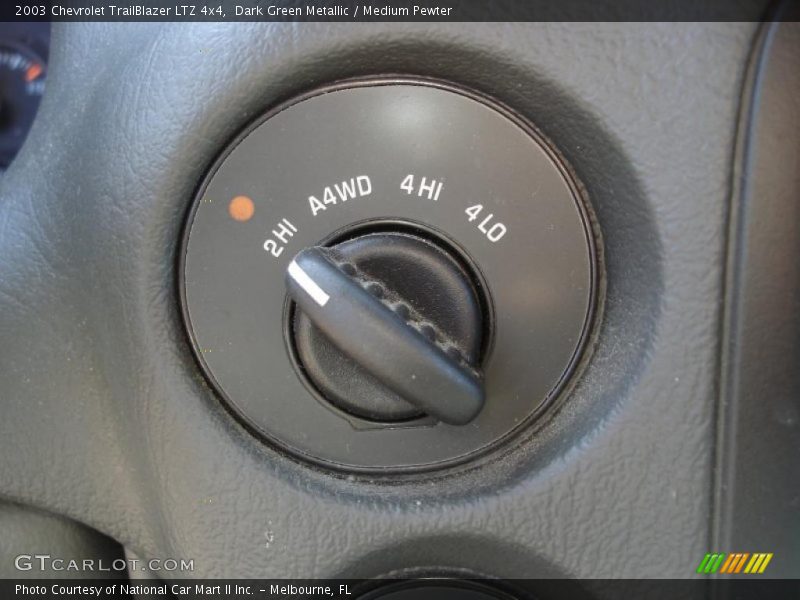 Dark Green Metallic / Medium Pewter 2003 Chevrolet TrailBlazer LTZ 4x4
