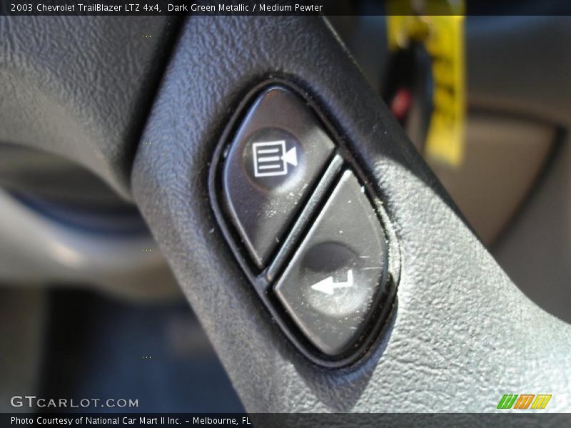 Dark Green Metallic / Medium Pewter 2003 Chevrolet TrailBlazer LTZ 4x4