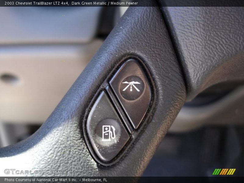 Dark Green Metallic / Medium Pewter 2003 Chevrolet TrailBlazer LTZ 4x4