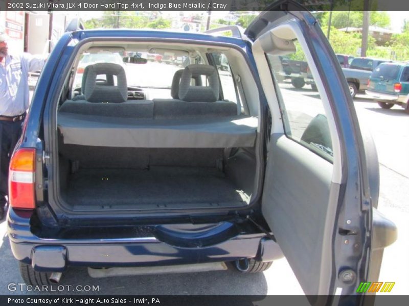 Indigo Blue Metallic / Gray 2002 Suzuki Vitara JLX 4 Door Hard Top 4x4