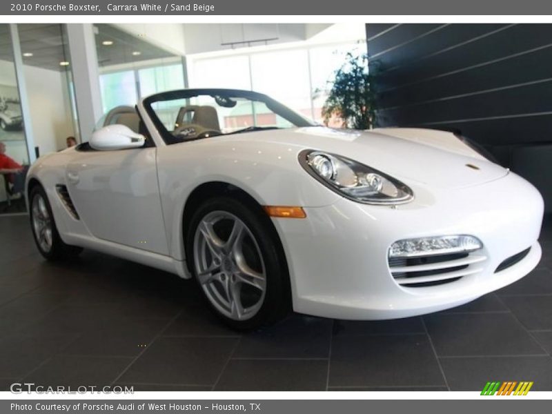 Carrara White / Sand Beige 2010 Porsche Boxster