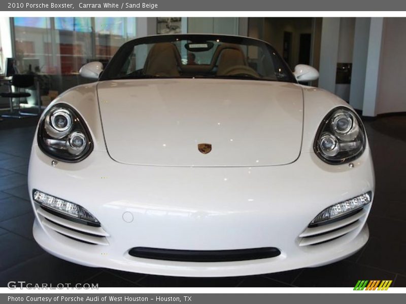 Carrara White / Sand Beige 2010 Porsche Boxster