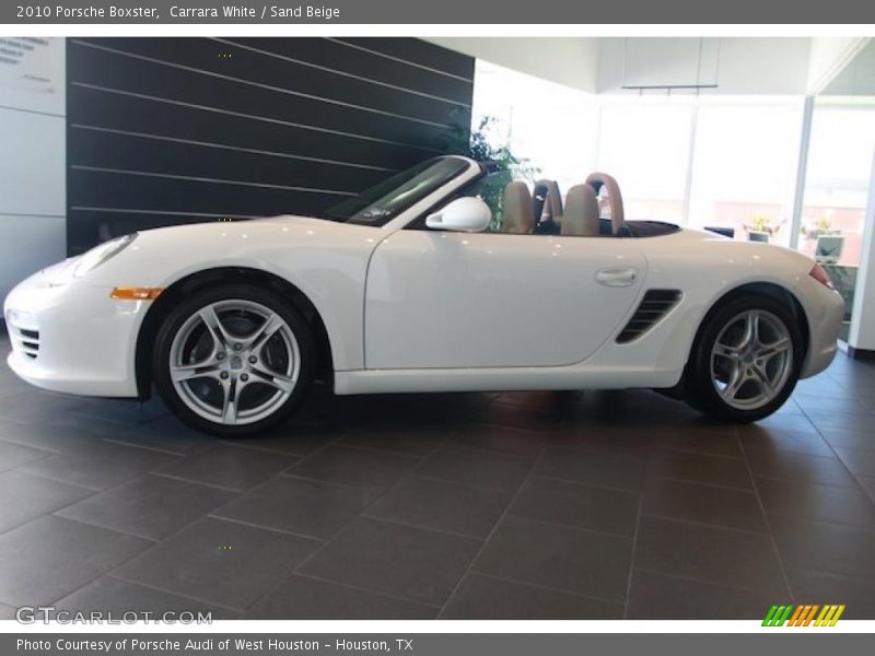 Carrara White / Sand Beige 2010 Porsche Boxster