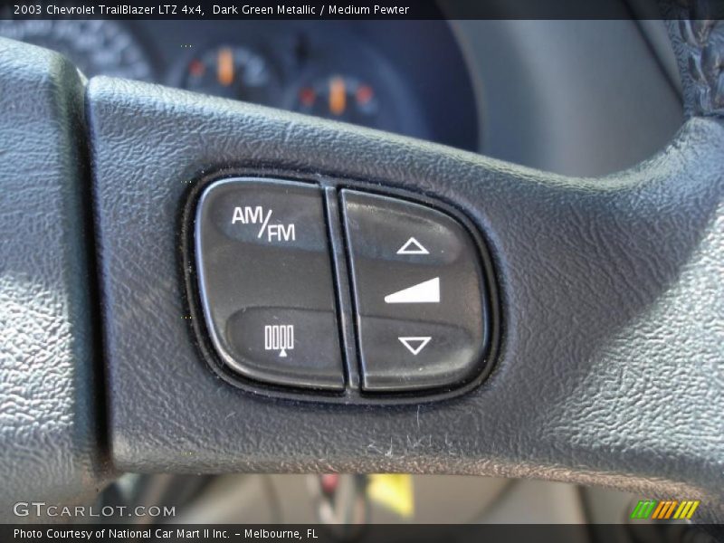 Dark Green Metallic / Medium Pewter 2003 Chevrolet TrailBlazer LTZ 4x4