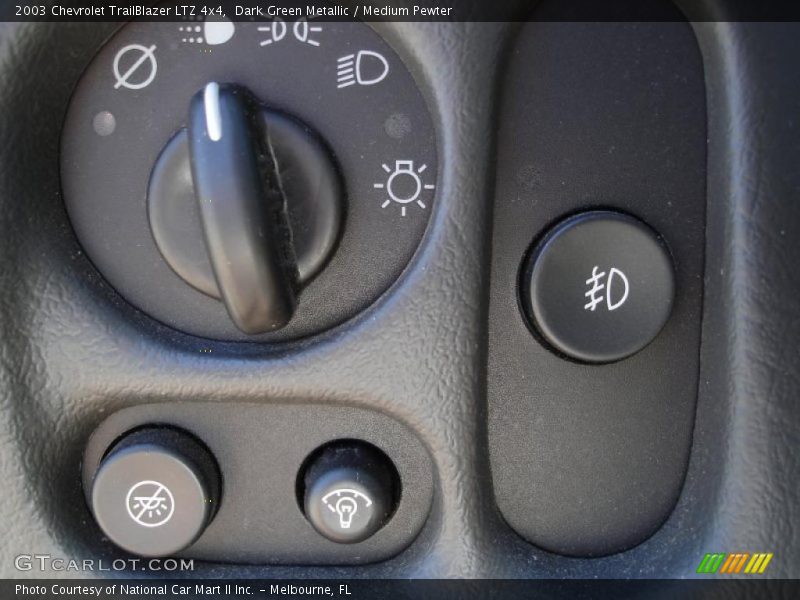 Dark Green Metallic / Medium Pewter 2003 Chevrolet TrailBlazer LTZ 4x4