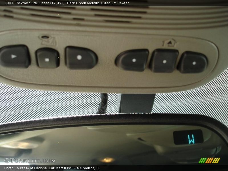 Dark Green Metallic / Medium Pewter 2003 Chevrolet TrailBlazer LTZ 4x4