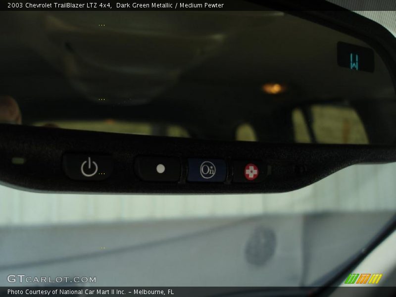 Dark Green Metallic / Medium Pewter 2003 Chevrolet TrailBlazer LTZ 4x4