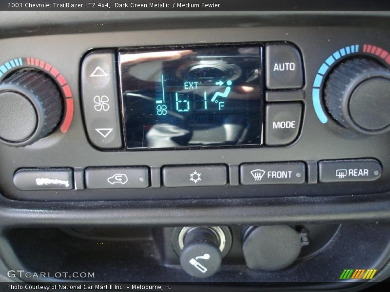 Dark Green Metallic / Medium Pewter 2003 Chevrolet TrailBlazer LTZ 4x4