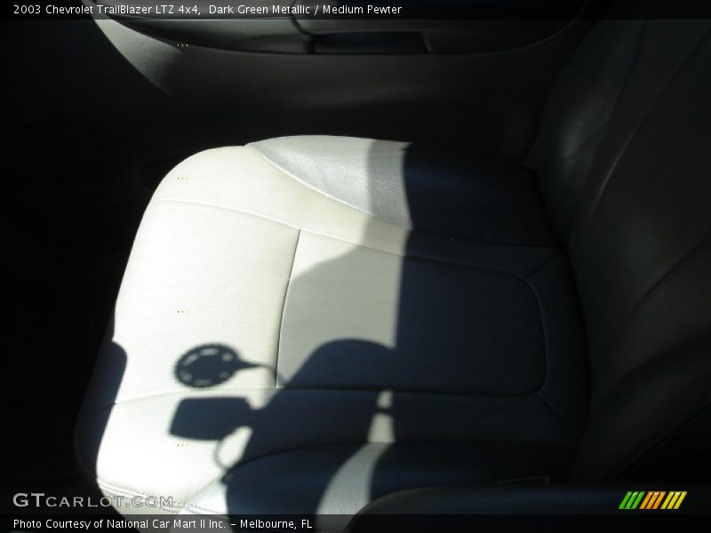 Dark Green Metallic / Medium Pewter 2003 Chevrolet TrailBlazer LTZ 4x4