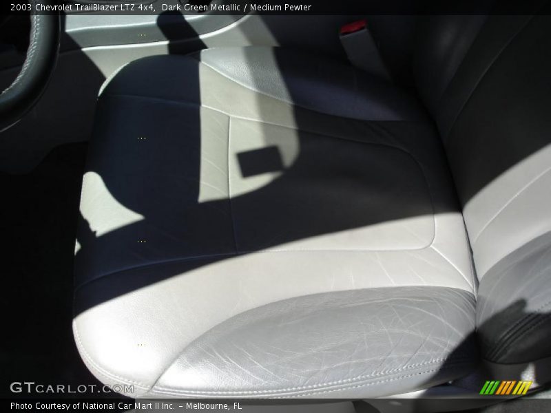 Dark Green Metallic / Medium Pewter 2003 Chevrolet TrailBlazer LTZ 4x4