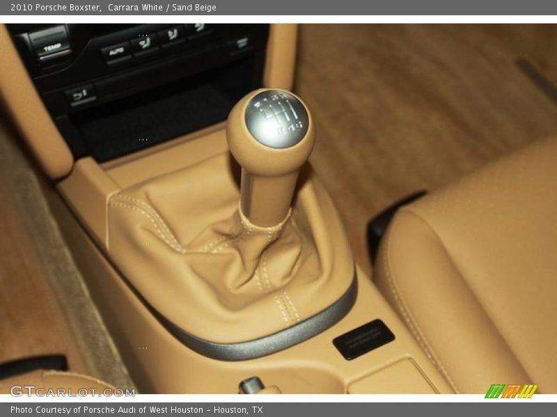 Carrara White / Sand Beige 2010 Porsche Boxster