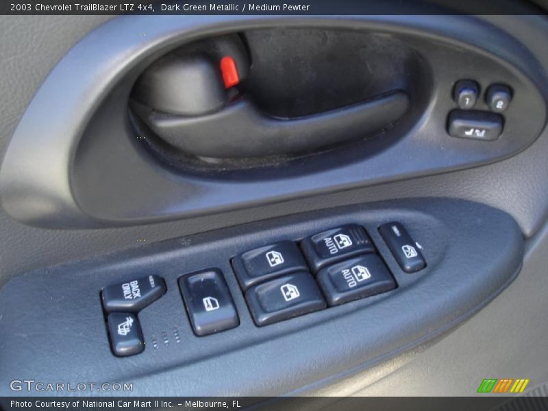 Dark Green Metallic / Medium Pewter 2003 Chevrolet TrailBlazer LTZ 4x4