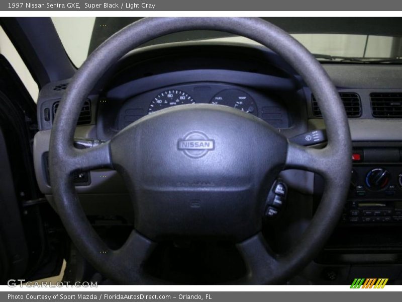 Super Black / Light Gray 1997 Nissan Sentra GXE