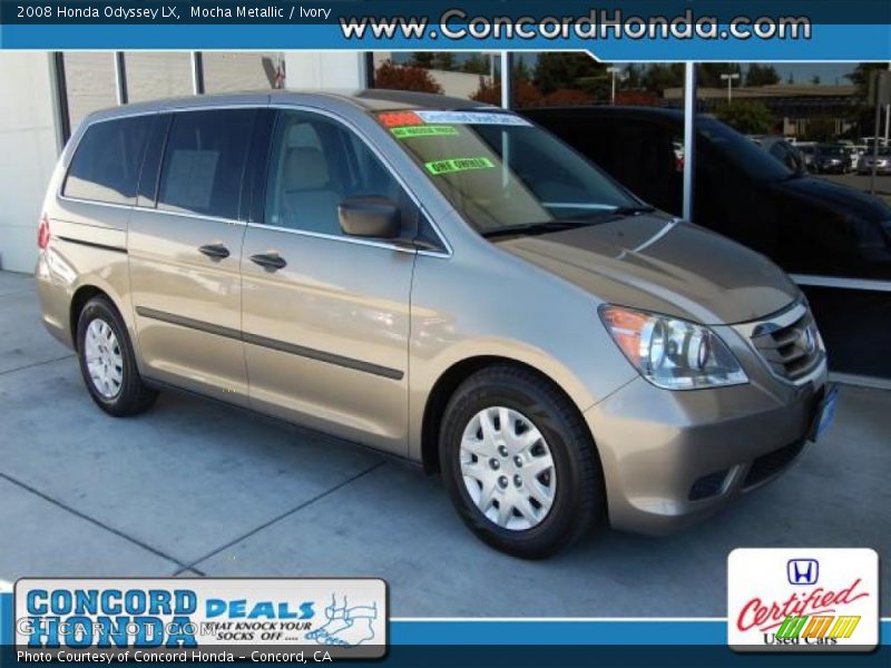 Mocha Metallic / Ivory 2008 Honda Odyssey LX