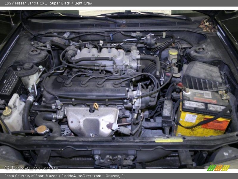 Super Black / Light Gray 1997 Nissan Sentra GXE