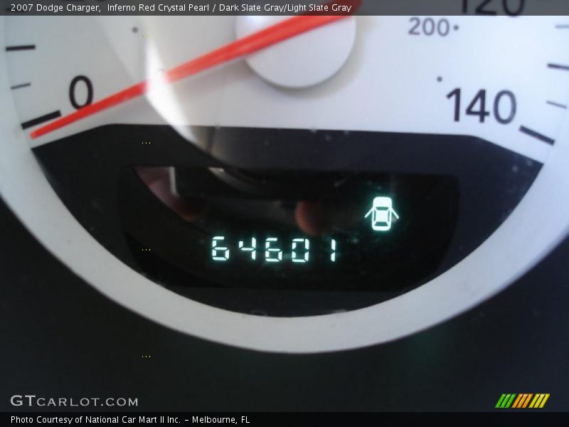 Inferno Red Crystal Pearl / Dark Slate Gray/Light Slate Gray 2007 Dodge Charger