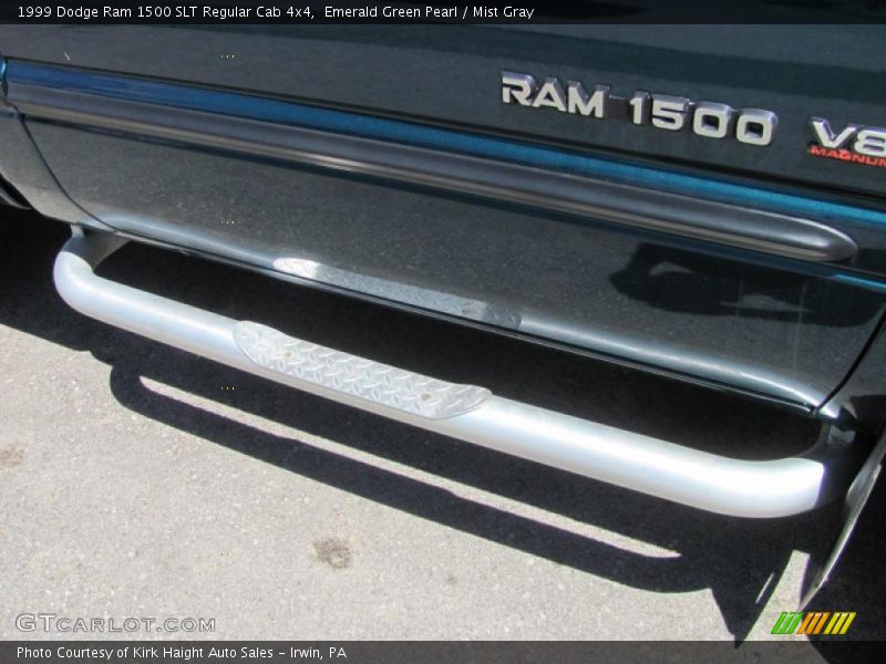 Emerald Green Pearl / Mist Gray 1999 Dodge Ram 1500 SLT Regular Cab 4x4