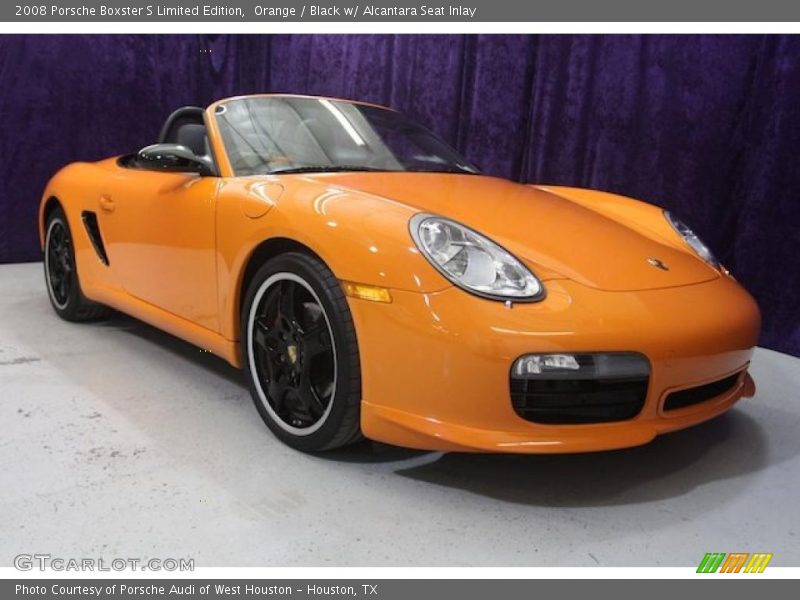 Orange / Black w/ Alcantara Seat Inlay 2008 Porsche Boxster S Limited Edition
