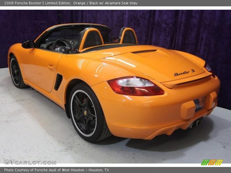 Orange / Black w/ Alcantara Seat Inlay 2008 Porsche Boxster S Limited Edition