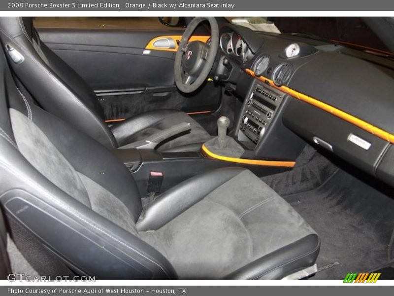 Orange / Black w/ Alcantara Seat Inlay 2008 Porsche Boxster S Limited Edition