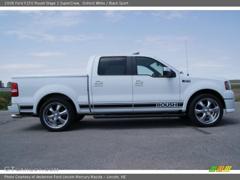 Oxford White / Black Sport 2008 Ford F150 Roush Stage 1 SuperCrew