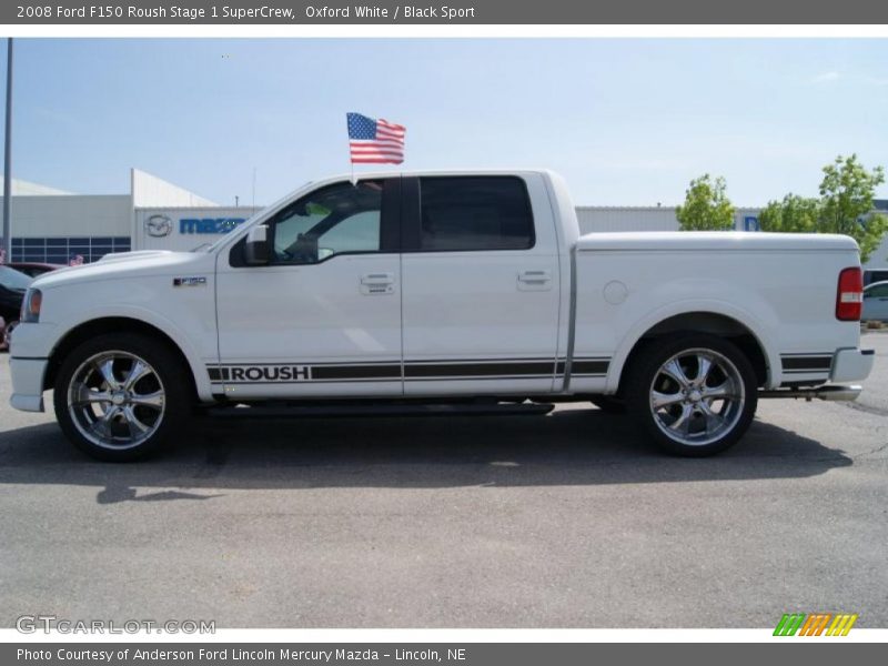 Oxford White / Black Sport 2008 Ford F150 Roush Stage 1 SuperCrew