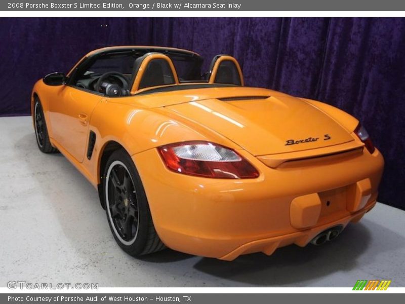 Orange / Black w/ Alcantara Seat Inlay 2008 Porsche Boxster S Limited Edition