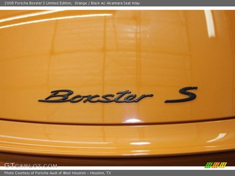 Orange / Black w/ Alcantara Seat Inlay 2008 Porsche Boxster S Limited Edition