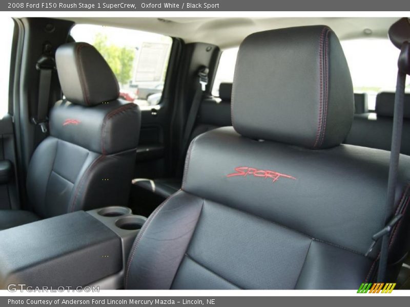 Oxford White / Black Sport 2008 Ford F150 Roush Stage 1 SuperCrew