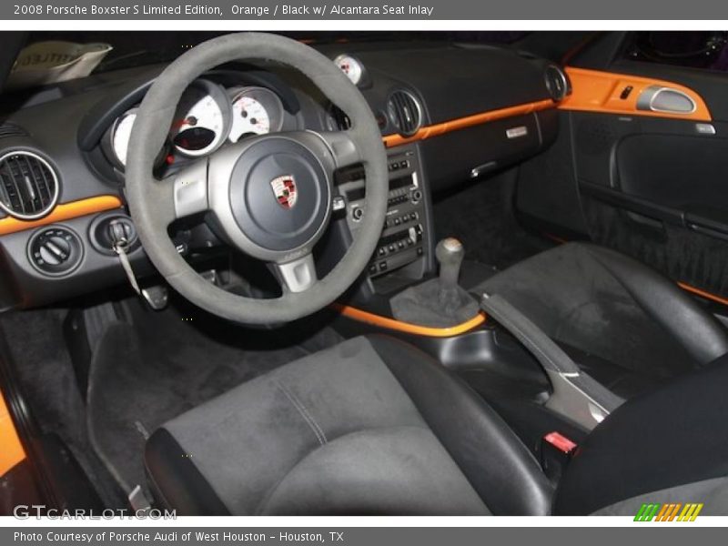 Orange / Black w/ Alcantara Seat Inlay 2008 Porsche Boxster S Limited Edition
