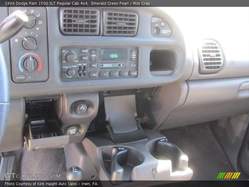 Emerald Green Pearl / Mist Gray 1999 Dodge Ram 1500 SLT Regular Cab 4x4